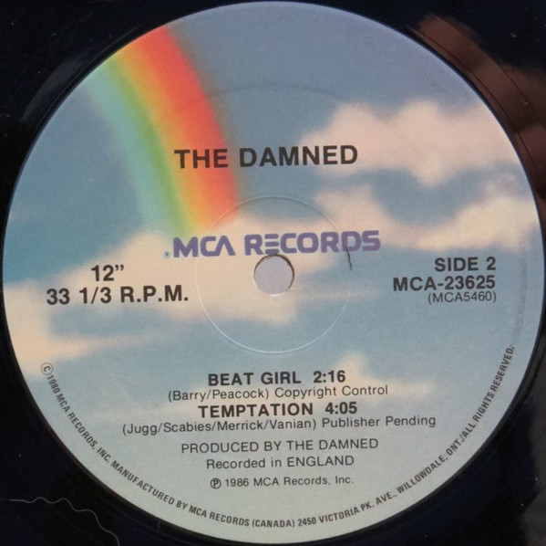The Damned - Eloise | MCA Records (MCA-23625) - 4