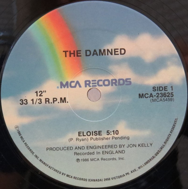 The Damned - Eloise | MCA Records (MCA-23625) - 3