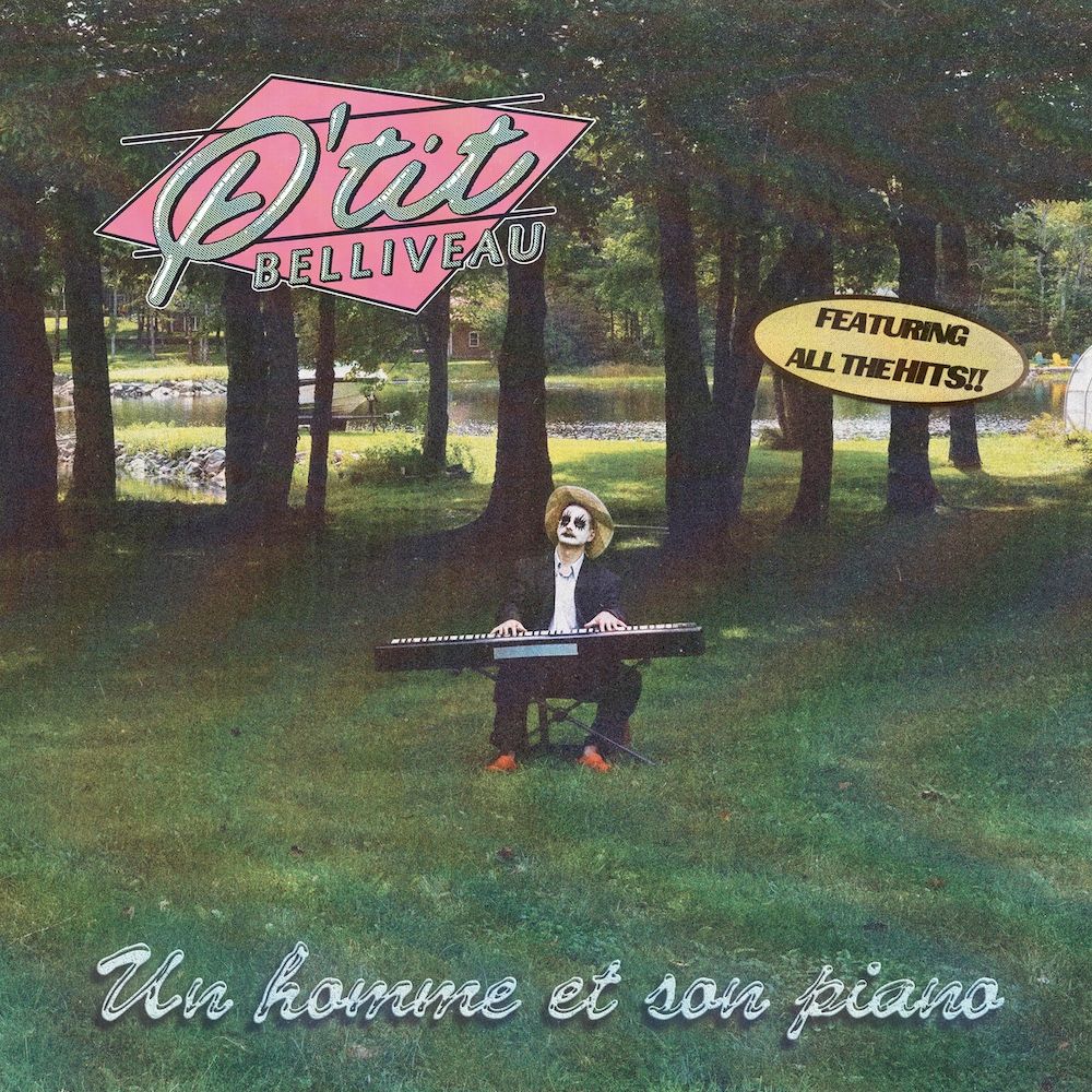 P'tit Belliveau - Un Homme Et Son Piano (Édition Limitée - Vinyle Marbré Orange et Rose) [Vinyl] | Bonsound (BONAL087-LP)