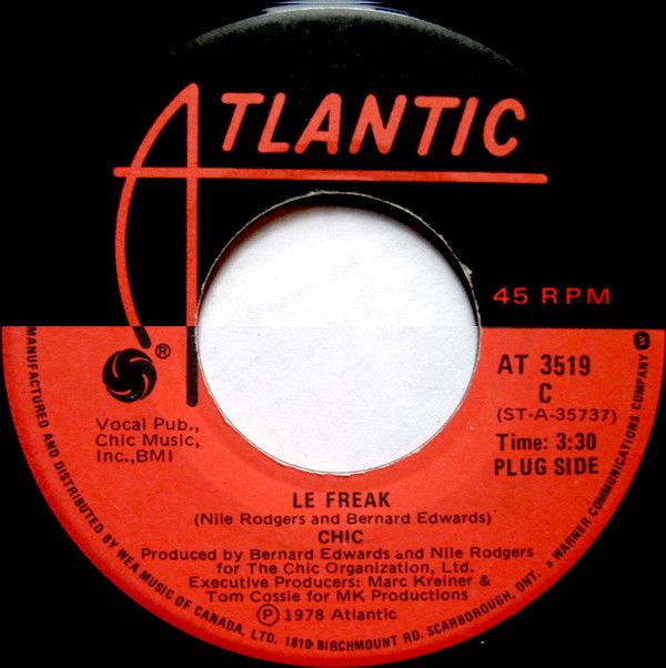 Chic - Le Freak / Savoir Faire (7") [Vinyl] | Atlantic (AT 3519) - main