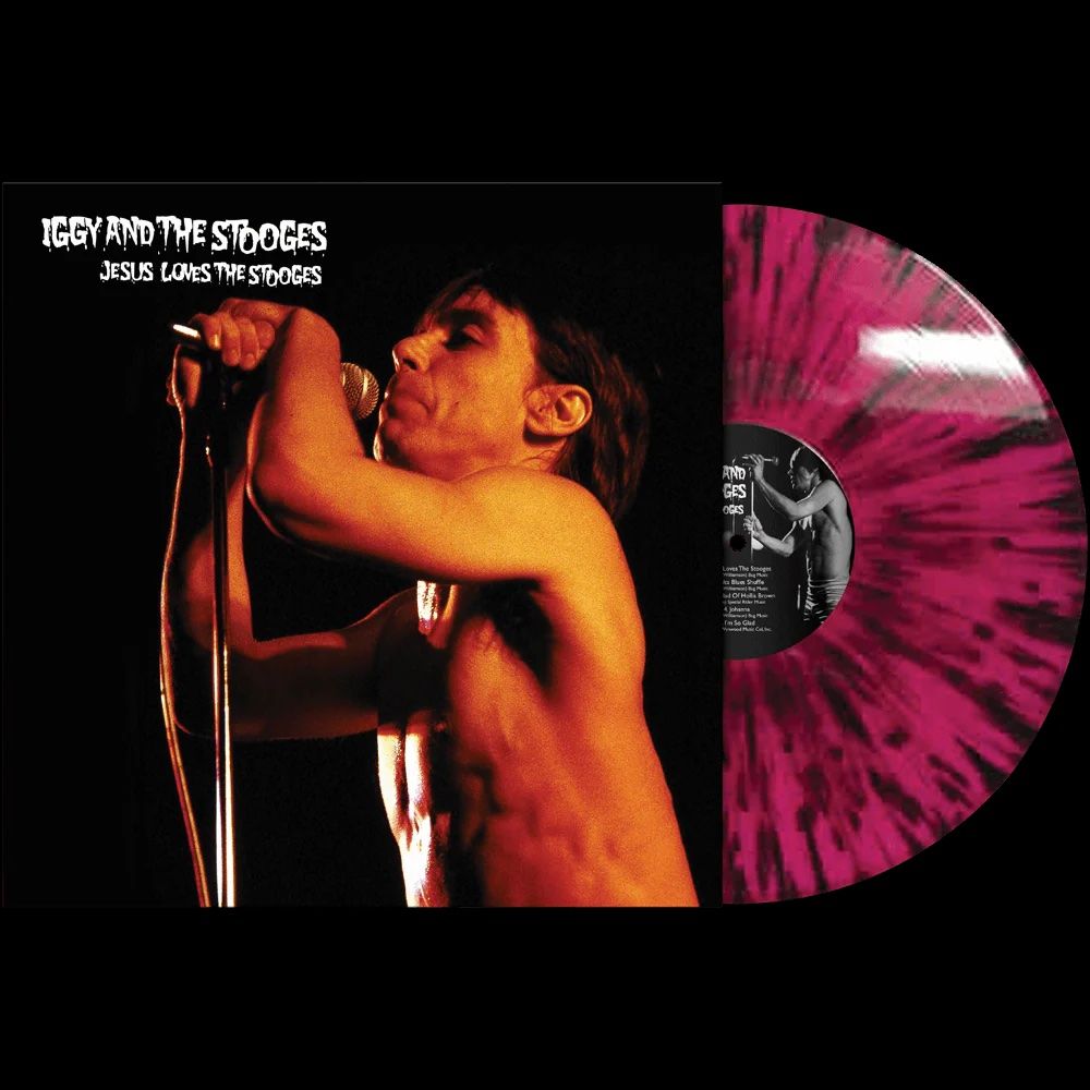 The Stooges - Jesus Loves The Stooges (Limited Edition - Black and Red Splatter Vinyl) [Vinyl] | Cleopatra (CLO2218) - 2