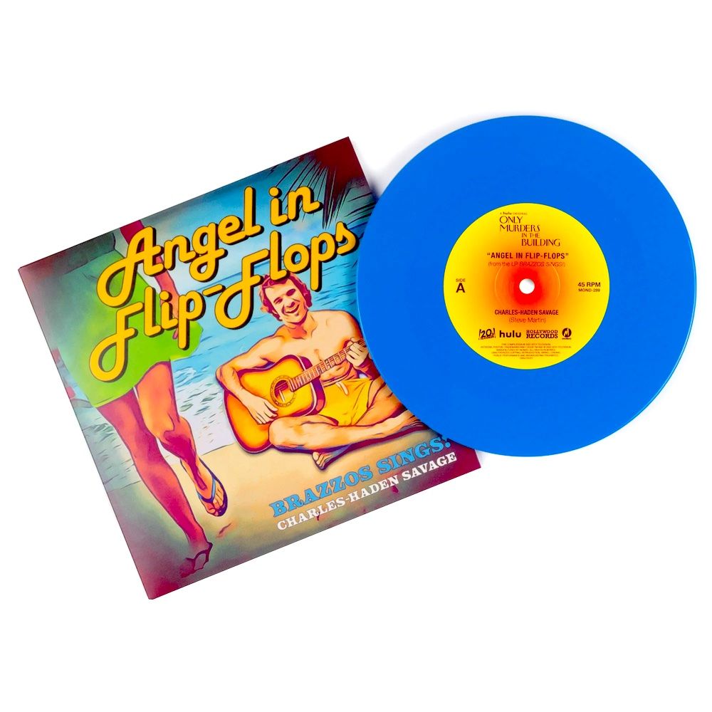 Steve Martin , Siddhartha Khosla - Angel In Flip-Flops (7" - Limited Edition - Blue Vinyl) [Vinyl] | Mondo (MOND-289) - 2