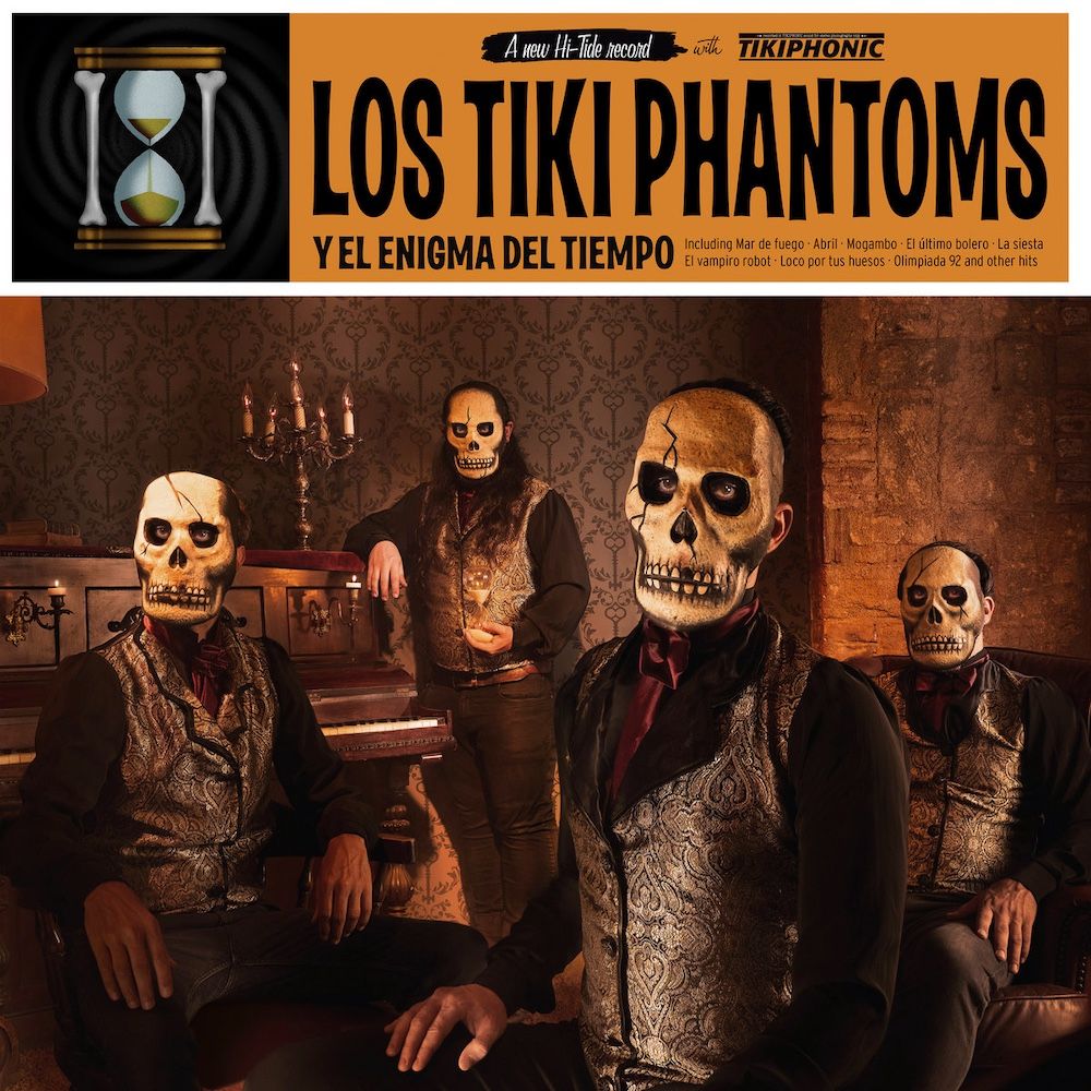 Los Tiki Phantoms - Y El Enigma Del Tiempo (Limited Edition - Lava Orange & Black Colored Vinyl) [Vinyl] | Hi-Tide Recordings (HT-104) - main