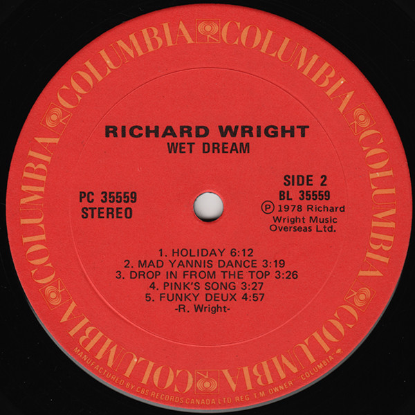 Richard Wright - Wet Dream [Vinyl] | Columbia (PC 35559) - 6