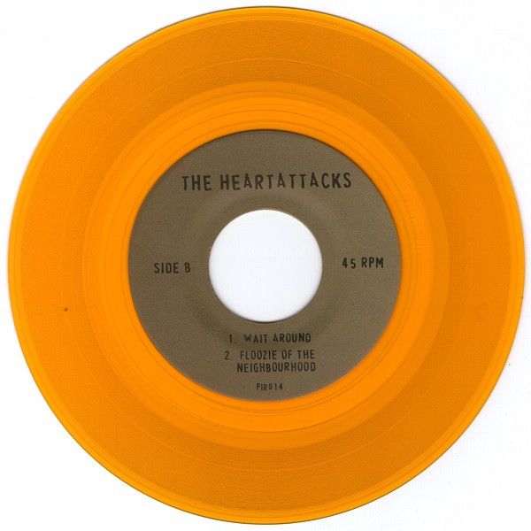 The Heartattacks - Your Lies (7" - Orange Clear Vinyl) [Vinyl] | Plastic Idol Records (PIR-014) - 4