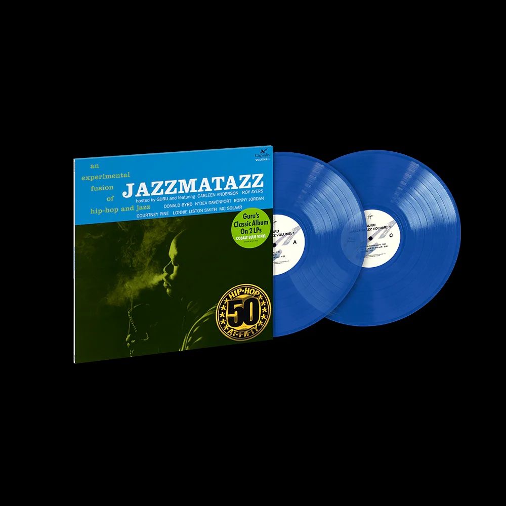 Guru - Jazzmatazz (Volume 1) (2LP - Limited Edition - Cobalt Blue Transparent) [Vinyl] | Virgin (B0038189-01) - 2