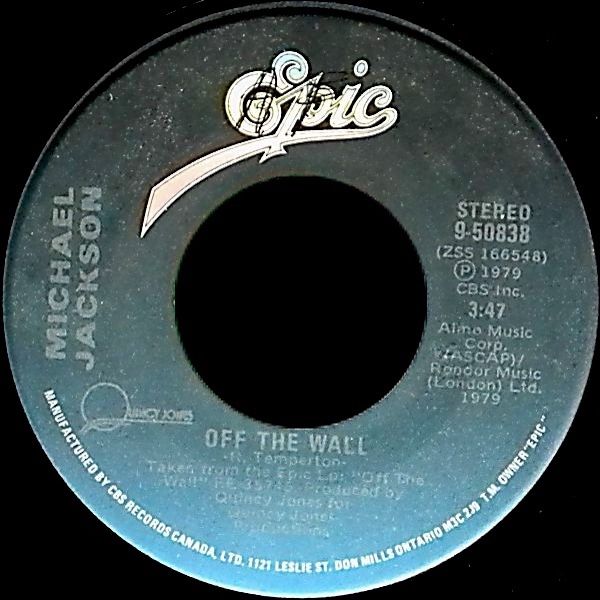 Michael Jackson - Off The Wall / Get On The Floor (7") [Vinyl] | Epic (9-50838) - main