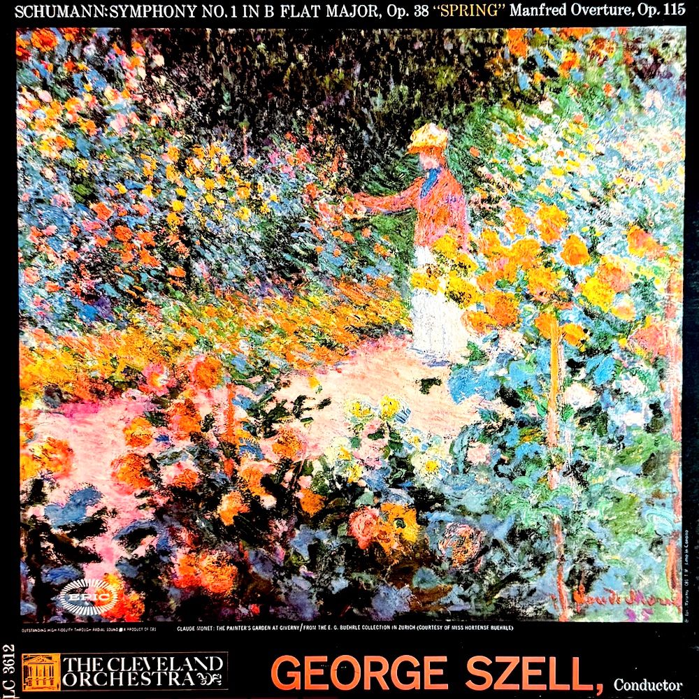 Robert Schumann , The Cleveland Orchestra , George Szell - Symphony No. 1 In B Flat Major, Op. 38 "Spring" / Manfred Overture, Op.115 [Vinyl] | Epic (LC 3612)