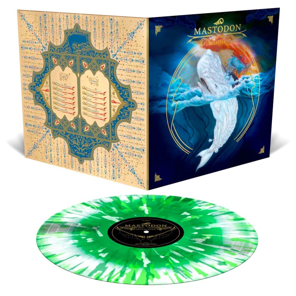 Mastodon - Leviathan (Deluxe Special Edition - Green Emerald And White Merge With Neon Green Splatter Vinyl) [Vinyl] | Relapse Records (RR6622-1) - 2
