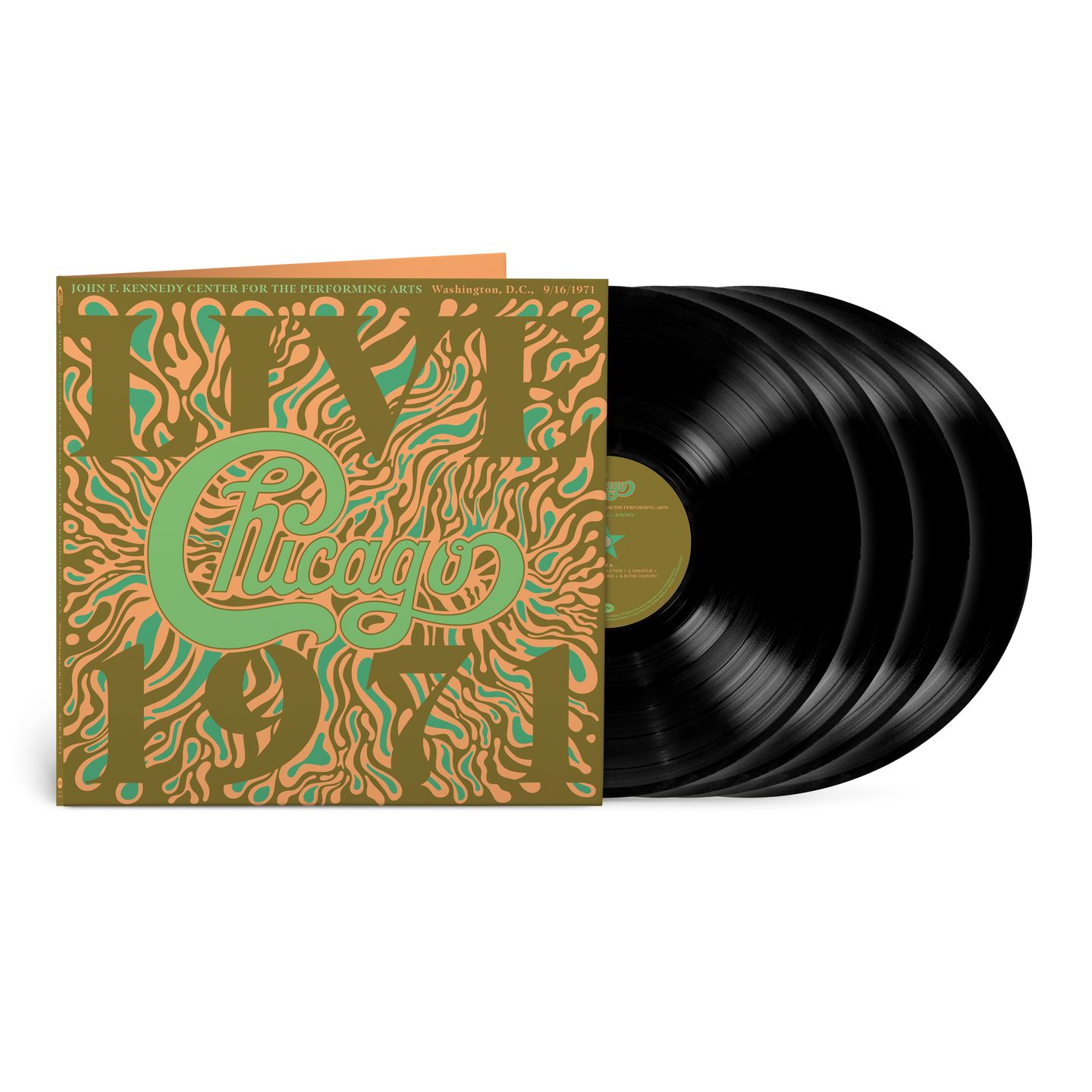 Chicago - Chicago At The John F. Kennedy Center For The Performing Arts, Washington D.C. 9/16/1971 (4LP) [Vinyl] | Rhino Records (R1 706223) - 2