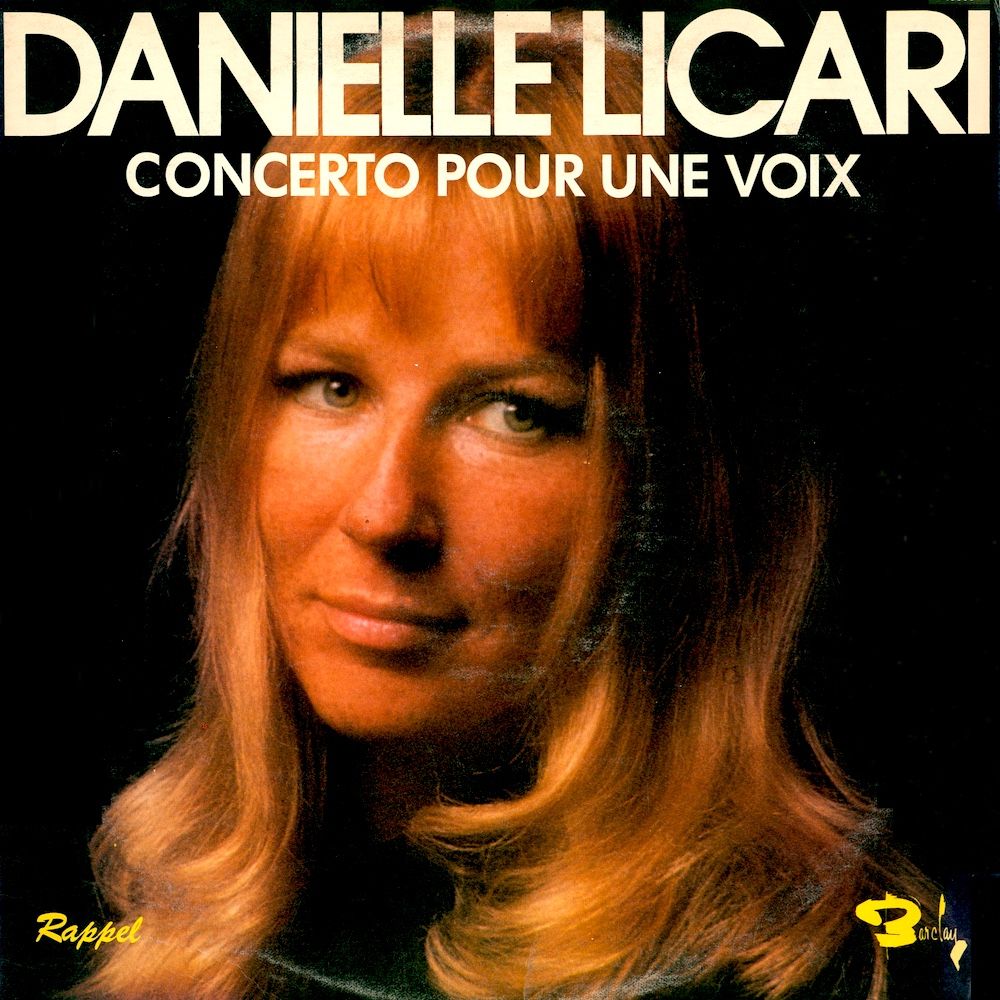 Danielle Licari - Concerto Pour Une Voix [Vinyl] | Barclay (45505) - main