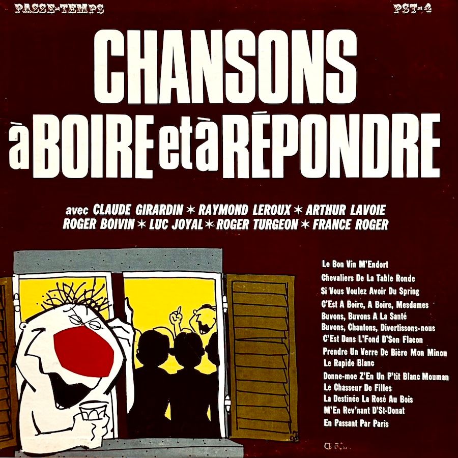 Various - Chansons À Boire Et À Répondre [Vinyl] | Passe-Temps (PST-4) - main