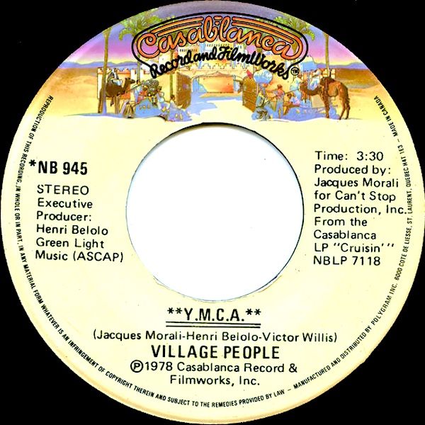 Village People - Y.M.C.A. (7") [Vinyl] | Casablanca (NB 945) - main
