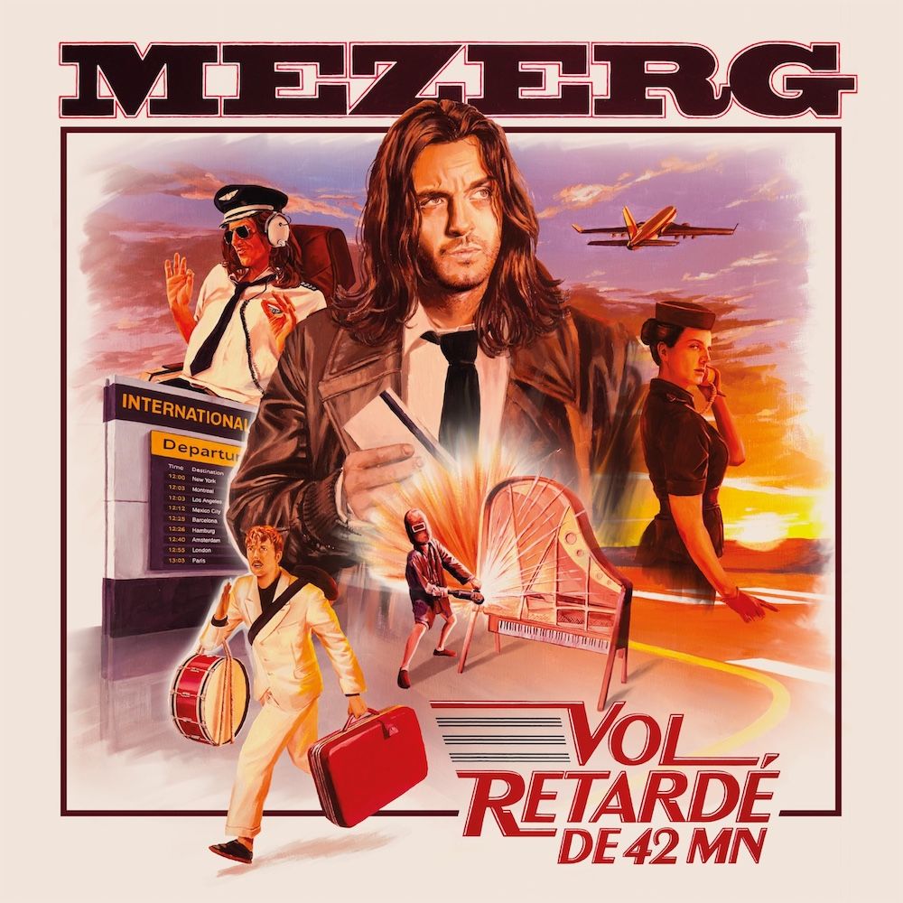 MEZERG - Vol Retardé de 42 Mn (Limited Edition - Lavender marble swirl Vinyl) [Vinyl] | Diggers Factory (MEZLP004) - main