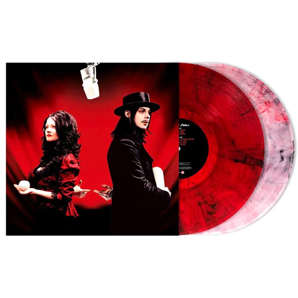 The White Stripes - Get Behind Me Satan (2LP - Limited 20th Anniversary Edition - Red Translucent w/ Black Smoke Vinyl + Clear w/ Red & Black Smoke Vinyl) [Vinyl] | Third Man Records (TMR-300) - 2