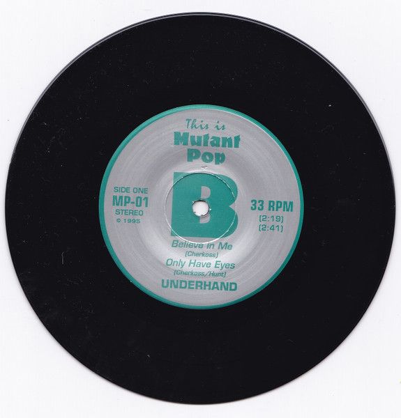 Underhand - Desire (7") [Vinyl] | Mutant Pop (MP-01) - 4