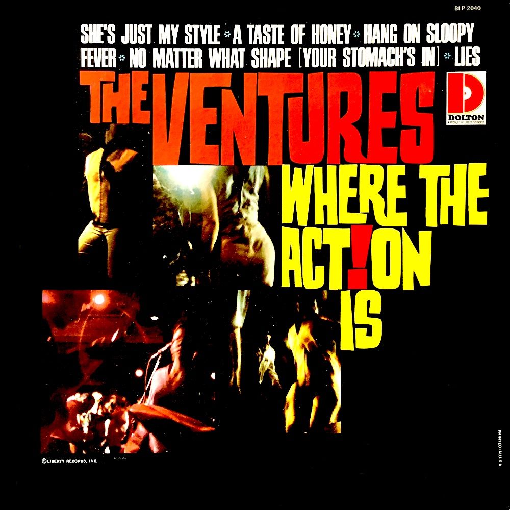 The Ventures - Where The Act!on Is [Vinyl] | Dolton Records (BLP-2040)