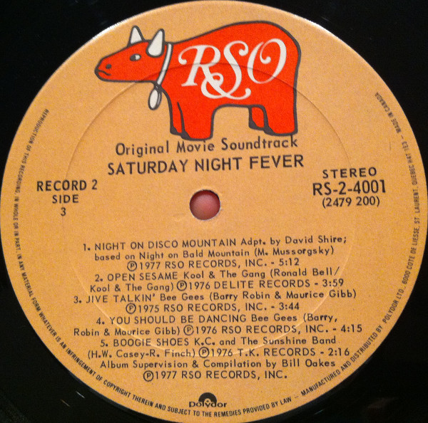 Various - Saturday Night Fever (The Original Movie Sound Track) (2LP) [Vinyl] | RSO (RS-2-4001) - 6