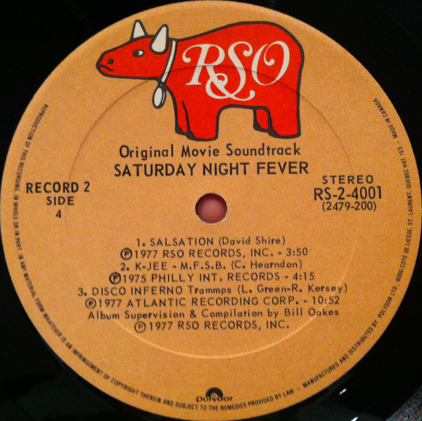 Various - Saturday Night Fever (The Original Movie Sound Track) (2LP) [Vinyl] | RSO (RS-2-4001) - 7