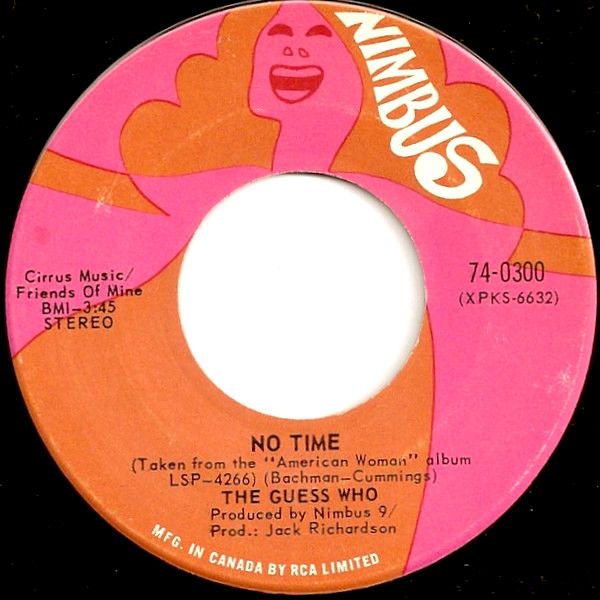 The Guess Who - No Time (7") [Vinyl] | Nimbus (74-0300) - main