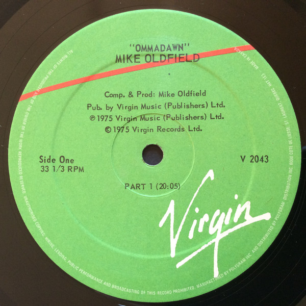 Mike Oldfield - Ommadawn | Virgin (V 2043) - 3