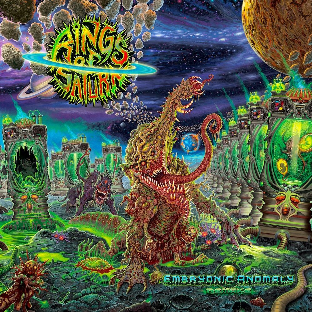 Rings Of Saturn - Embryonic Anomaly (Limited Edition, Orange Comet Translucent Vinyl) [Vinyl] | Unique Leader Records (ULR12020-2) - main