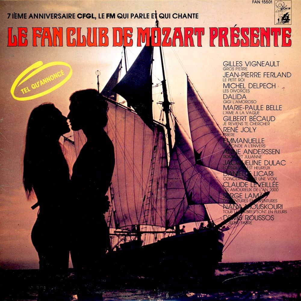 Various - Le Fan Club De Mozart Présente [Vinyl] | Le Fan Club De Mozart (FAN 15501) - main