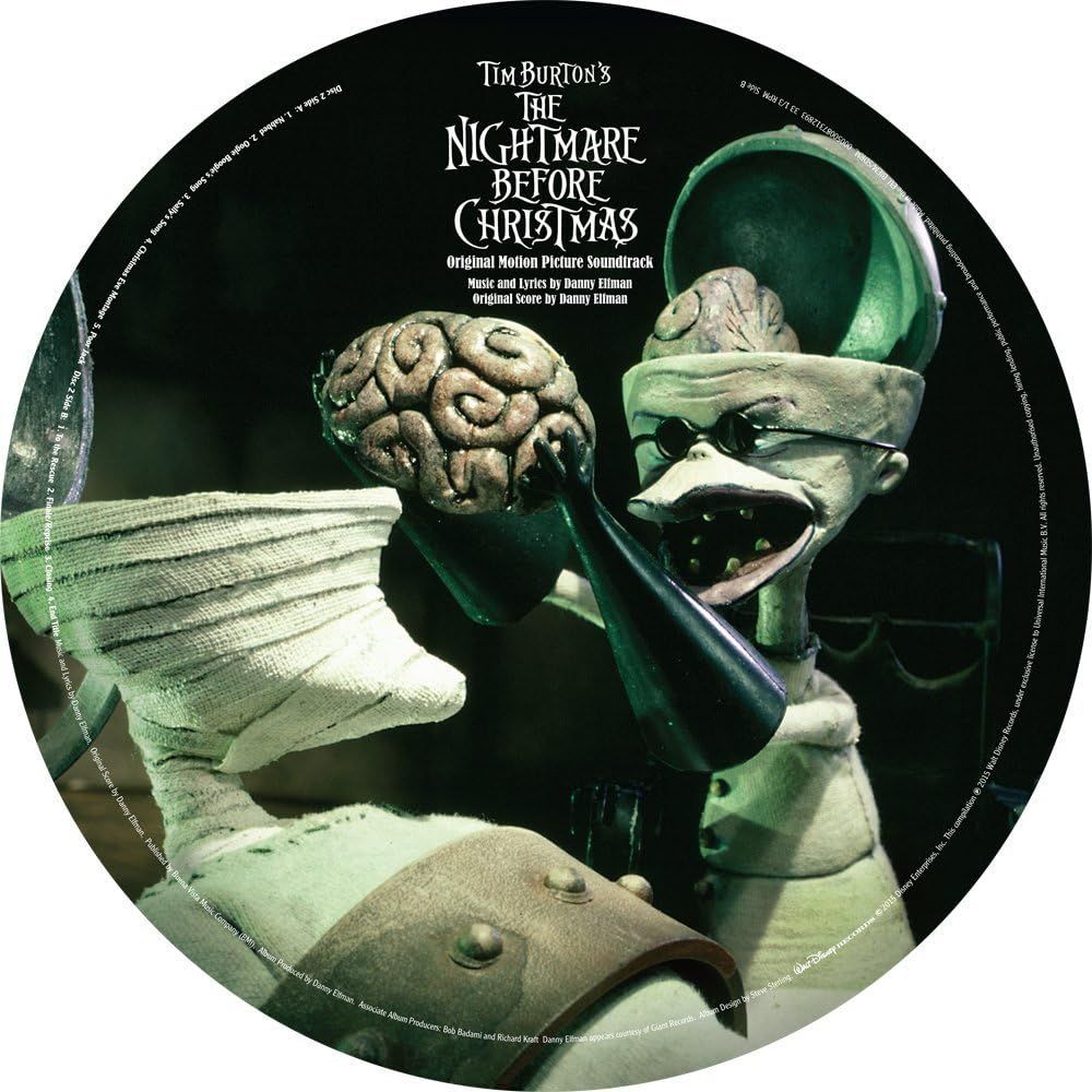 Danny Elfman - Tim Burton's The Nightmare Before Christmas (Original Motion Picture Soundtrack) (2LP - Limited Edition - Picture Disc) [Vinyl] | Walt Disney Records (D002074701-ST01) - 4