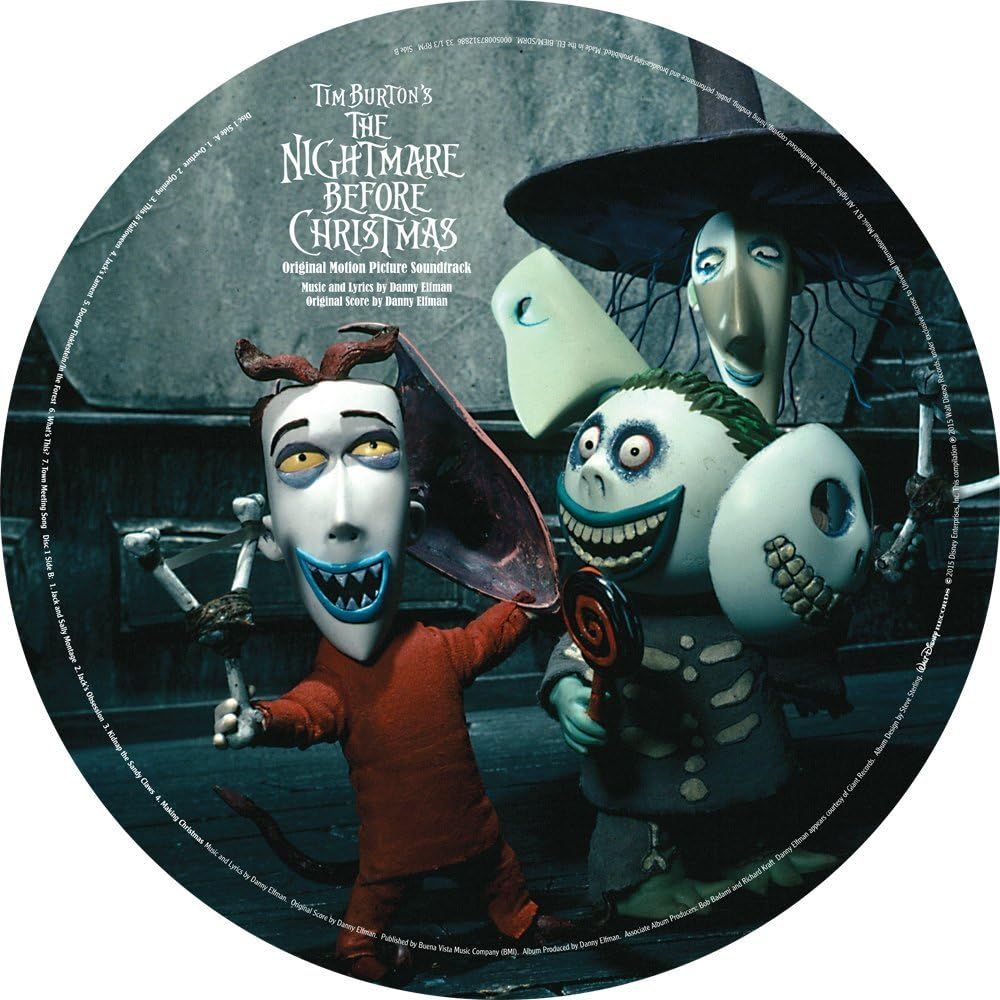 Danny Elfman - Tim Burton's The Nightmare Before Christmas (Original Motion Picture Soundtrack) (2LP - Limited Edition - Picture Disc) [Vinyl] | Walt Disney Records (D002074701-ST01) - 2