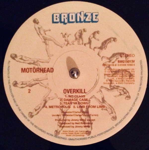 Motörhead - Overkill | Bronze (BMG15013V) - 4