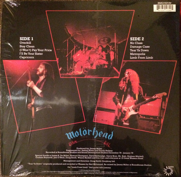 Motörhead - Overkill | Bronze (BMG15013V) - 2