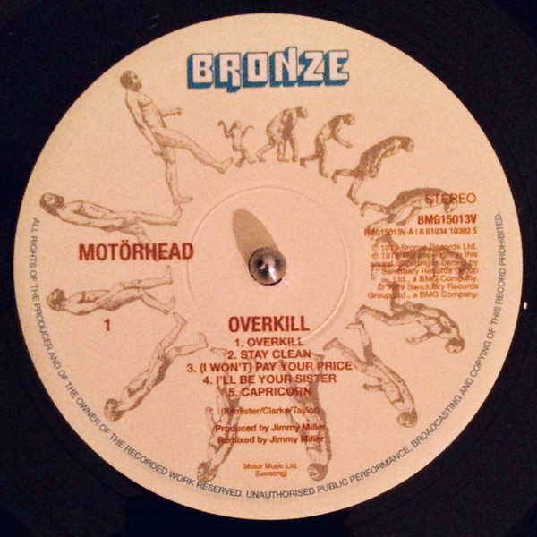 Motörhead - Overkill | Bronze (BMG15013V) - 3