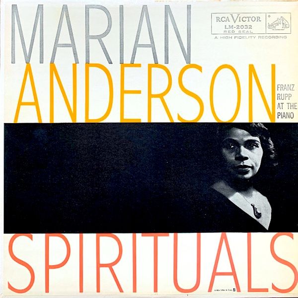 Marian Anderson - Spirituals [Vinyl] | RCA Victor Red Seal (LM 2032)