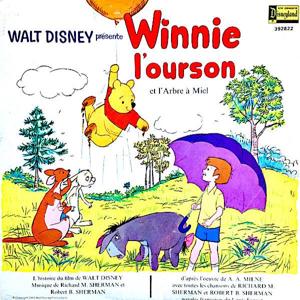 Michel Gudin , Roger Carel - Winnie L'ourson Et L'Arbre À Miel [Vinyl] | Disneyland (392822)