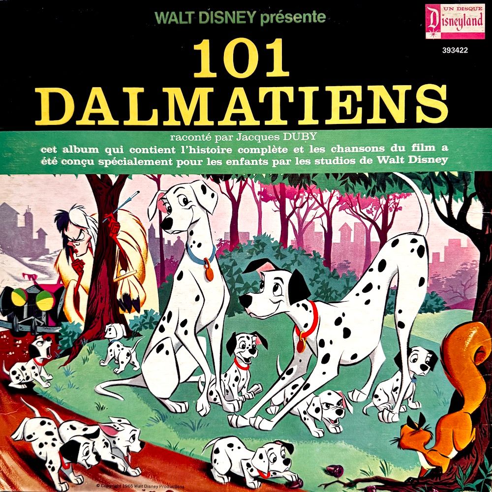 Jacques Duby - 101 Dalmatiens [Vinyl] | Disneyland (393422) - main