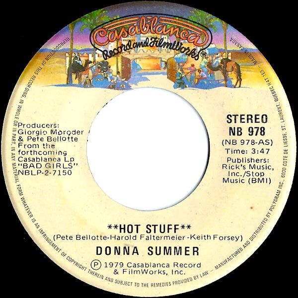 Donna Summer - Hot Stuff / Journey To The Centre Of Your Heart (7") [Vinyl] | Casablanca (NB 978)