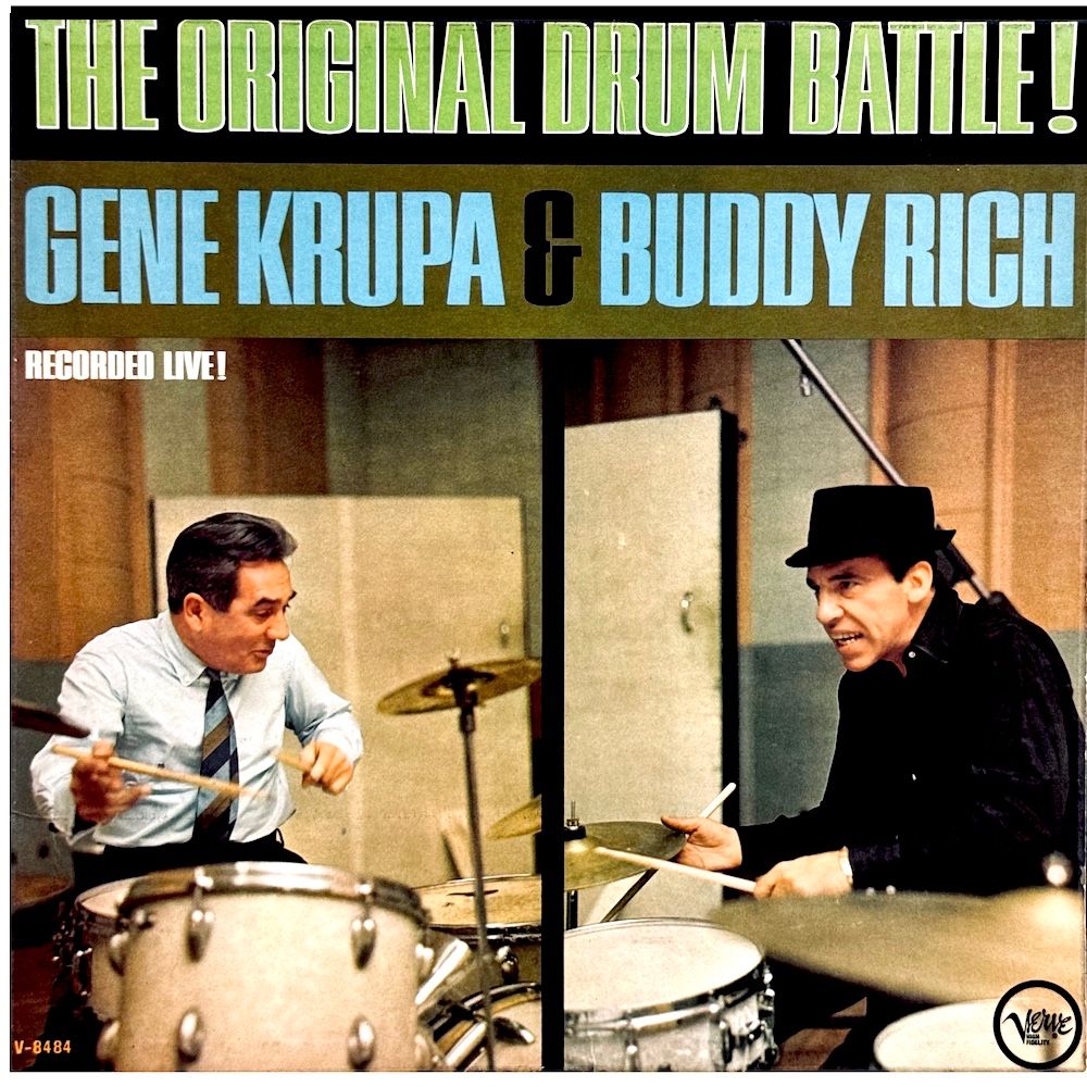Gene Krupa & Buddy Rich - The Original Drum Battle! [Vinyl] | Verve Records (V-8484) - main