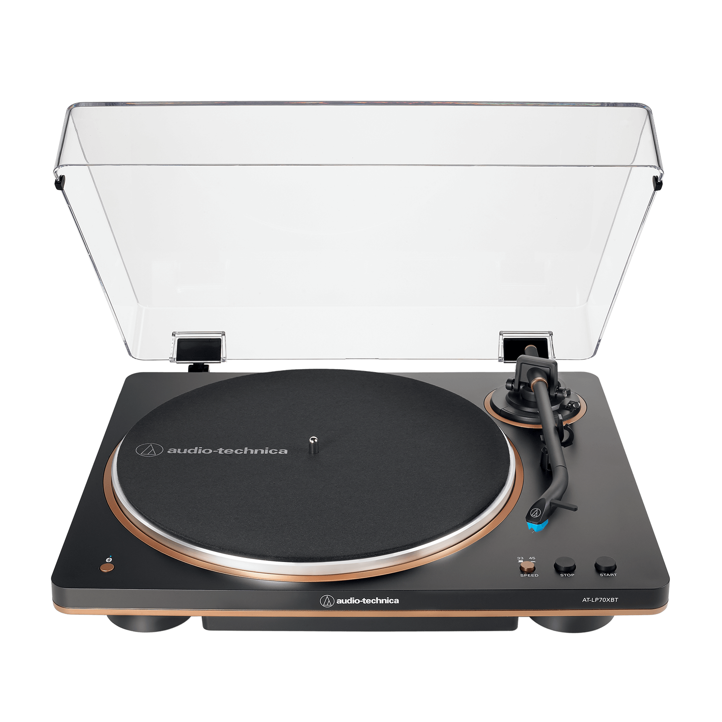 Audio-Technica - Audio-Technica - AT-LP70XBT BZ | Fully Automatic Wireless Belt-Drive Turntable (Analog & Bluetooth) - main Audio-Technica - Audio-Technica - AT-LP70XBT BZ | Fully Automatic Wireless Belt-Drive Turntable (Analog & Bluetooth) - main