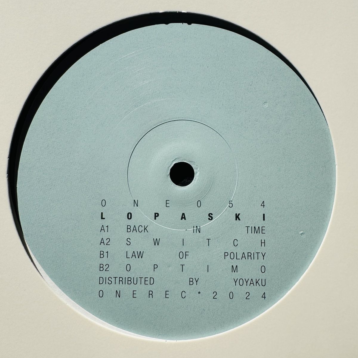 Lopaski - Back In Time | One Records (ONE054)