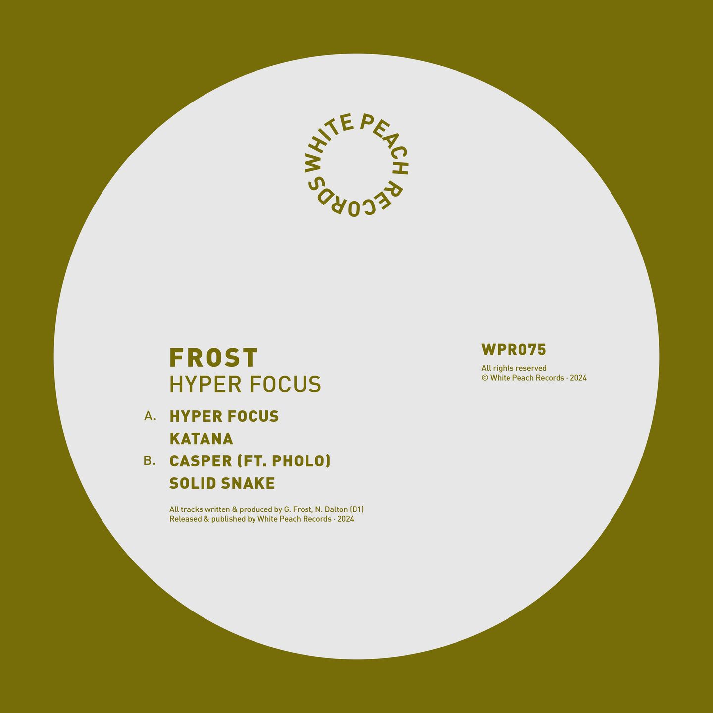 Frost - Hyper Focus | White Peach (WPR075)
