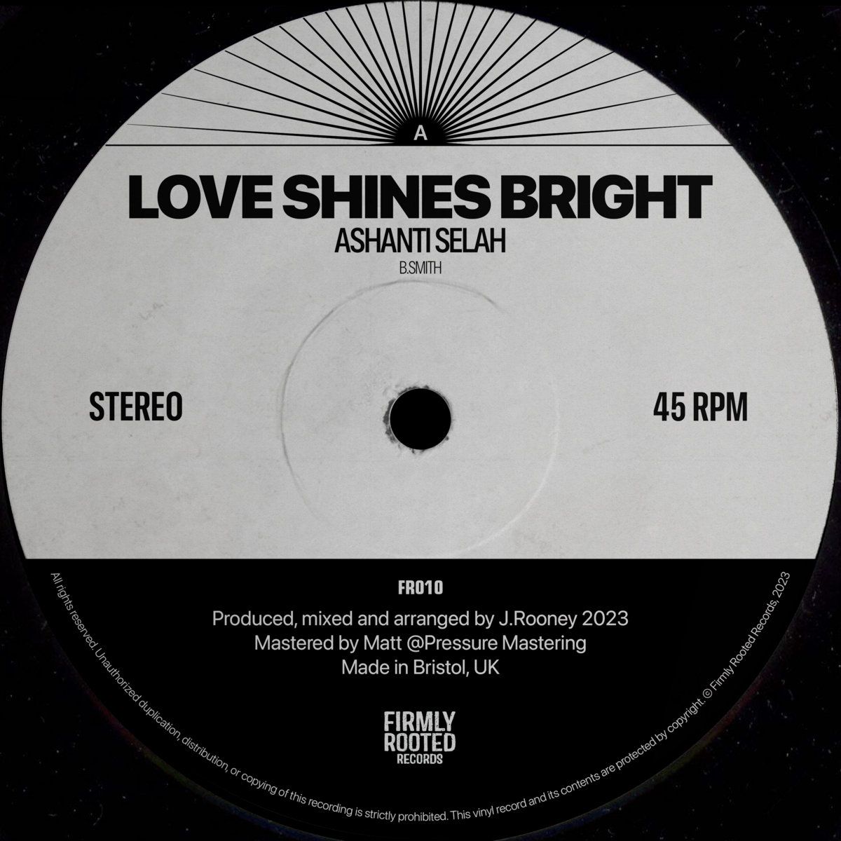 Ashanti Selah - Love Shines Bright | Firmly Rooted Records (FR010)