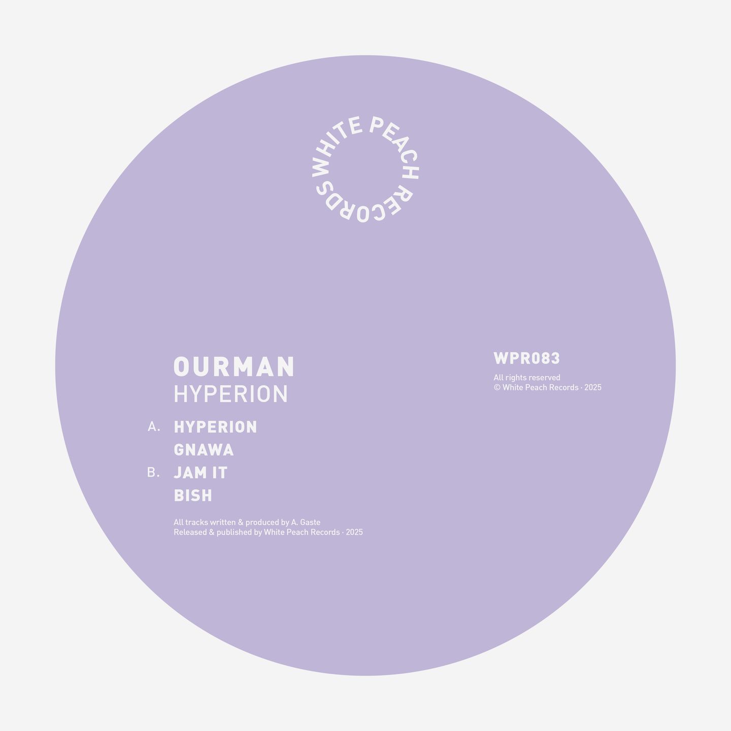 Ourman - Hyperion | White Peach (WPR083)