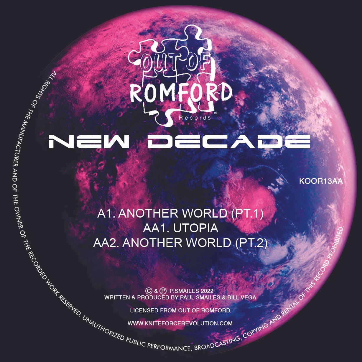 New Decade - Another World EP | Out Of Romford Records (KOOR13)