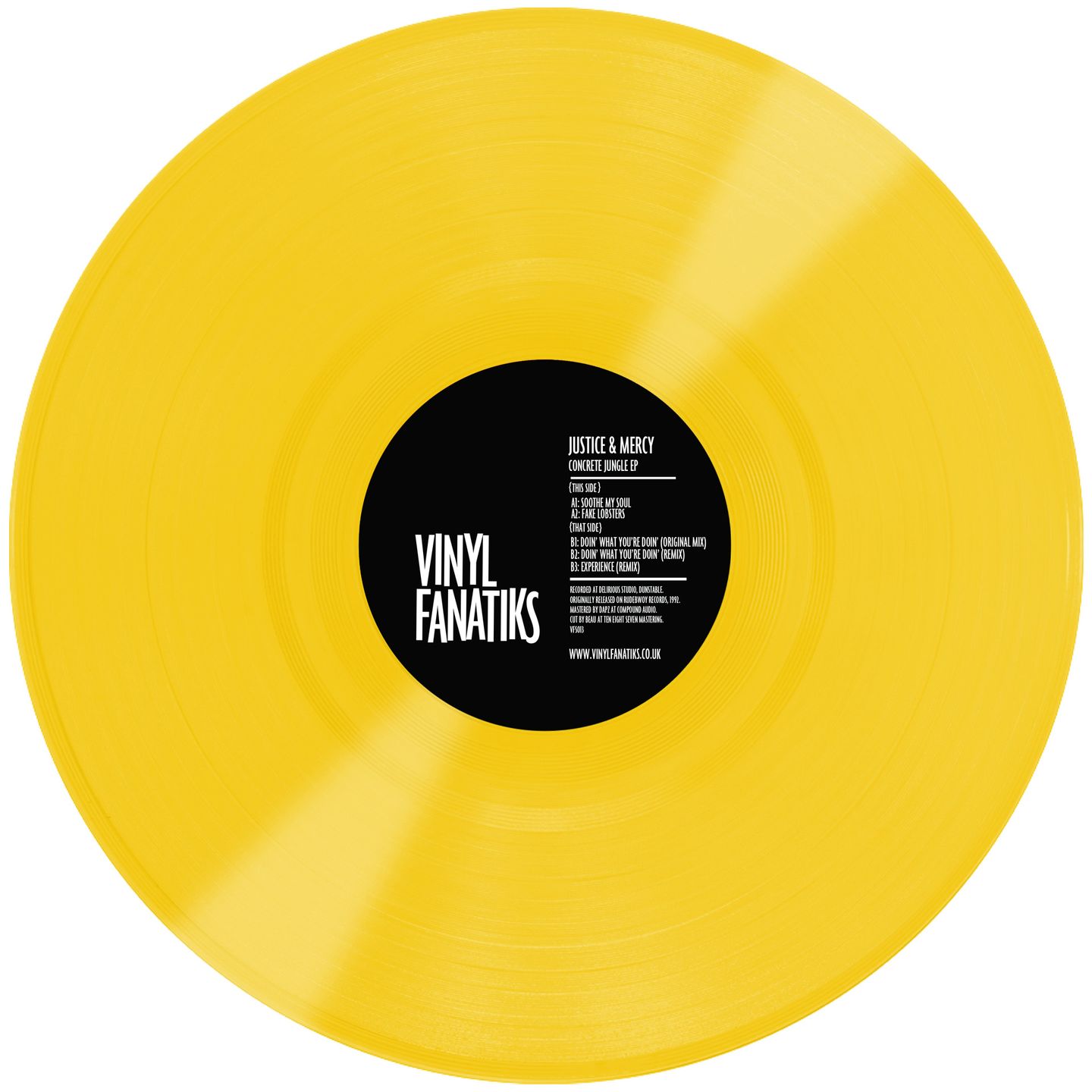Justice & Mercy - Concrete Jungle EP | Vinyl Fanatiks (VFS013)