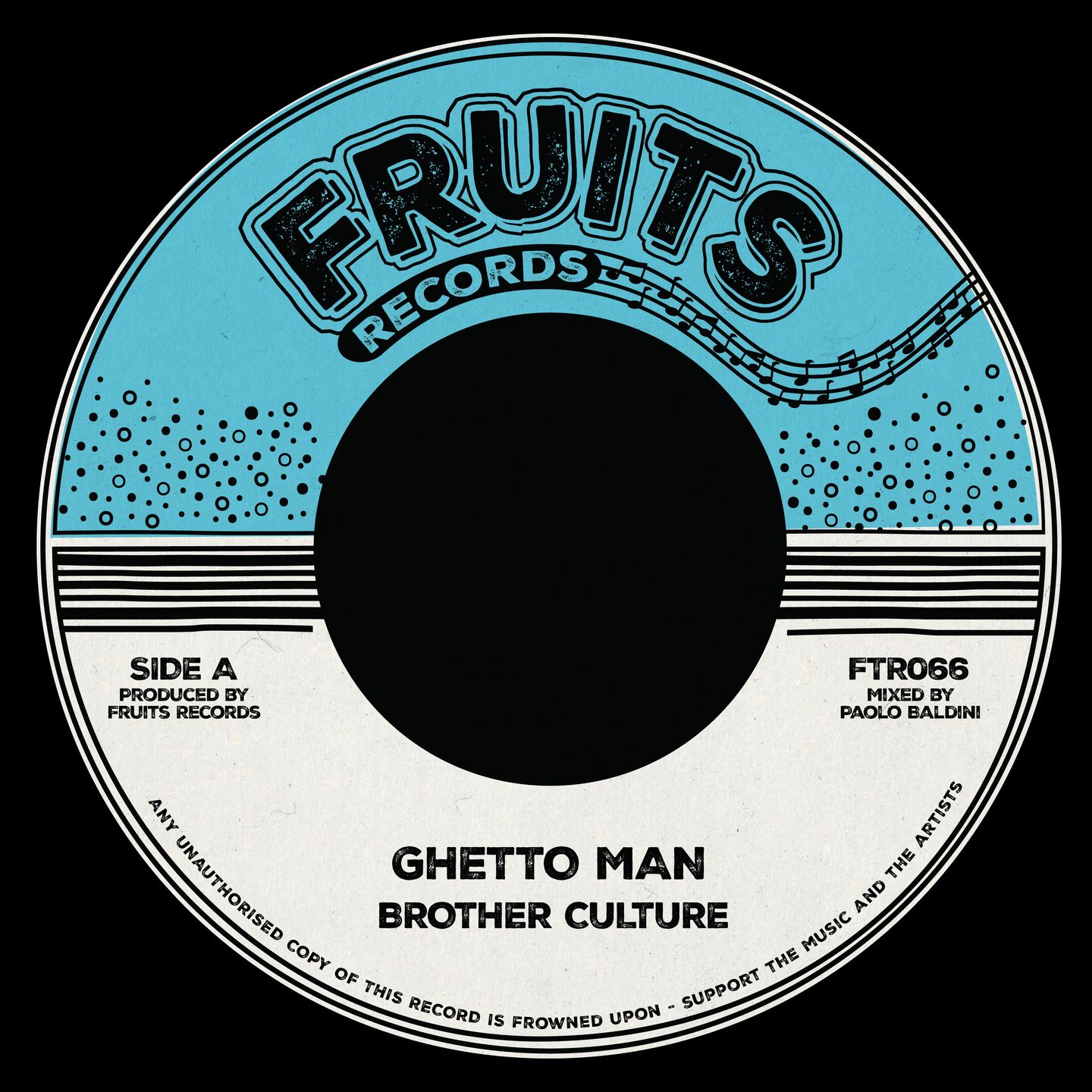 Brother Culture ,  The 18th Parallel - Ghetto Man / Ghetto Man Version | Fruits Records (FTR066) - main