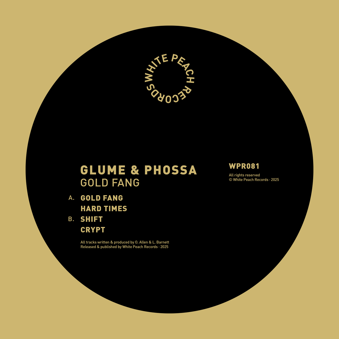Glume & Phossa - Gold Fang | White Peach (WPR081) - main