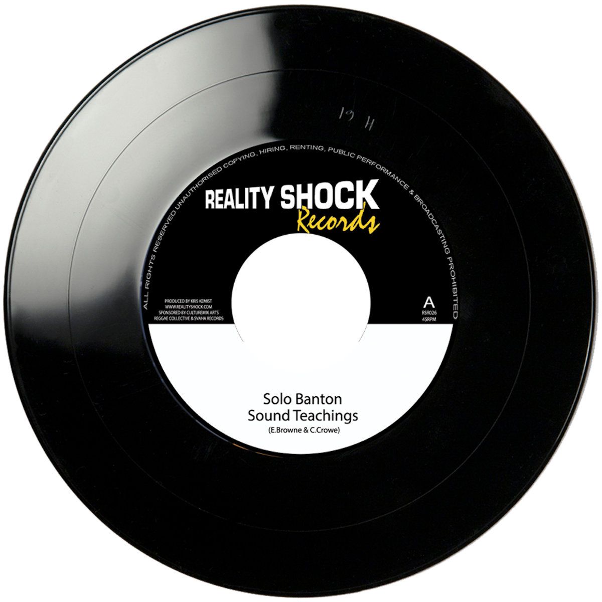 Solo Banton - Sound Teachings | Reality Shock Records (RSR026) - main Solo Banton - Sound Teachings | Reality Shock Records (RSR026) - main