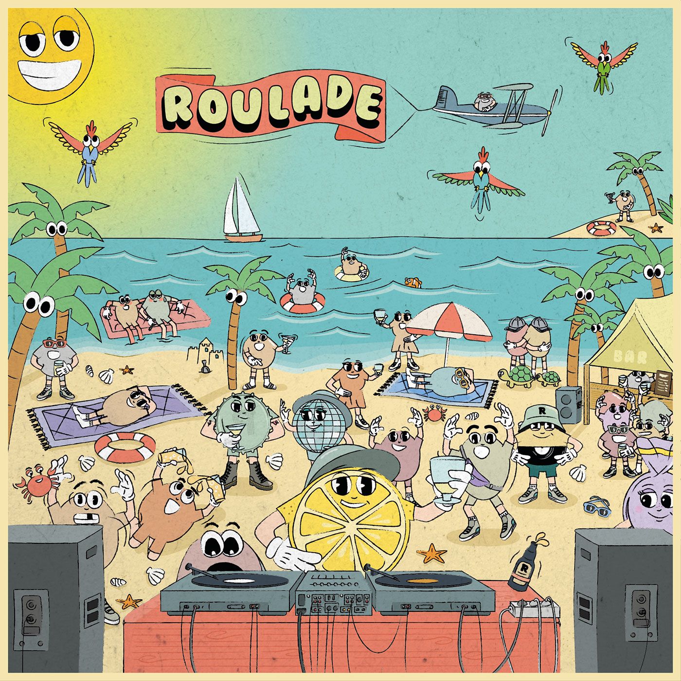 Various Artists - Gaston's Holidays | Roulade Records (RLD003) - main Various Artists - Gaston's Holidays | Roulade Records (RLD003) - main