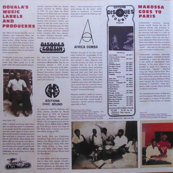 Pop Makossa - The Invasive Dance Beat Of Cameroon 1976​-​1984
