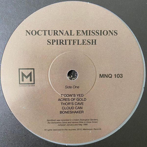 Nocturnal Emissions - Spiritflesh | Mannequin (MNQ103) - Locked